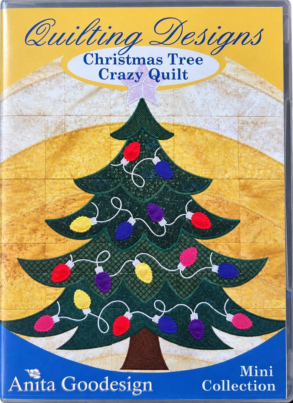 Anita Goodesign Christmas Tree Crazy Quilt Collection Embroidery CD 25 Designs
